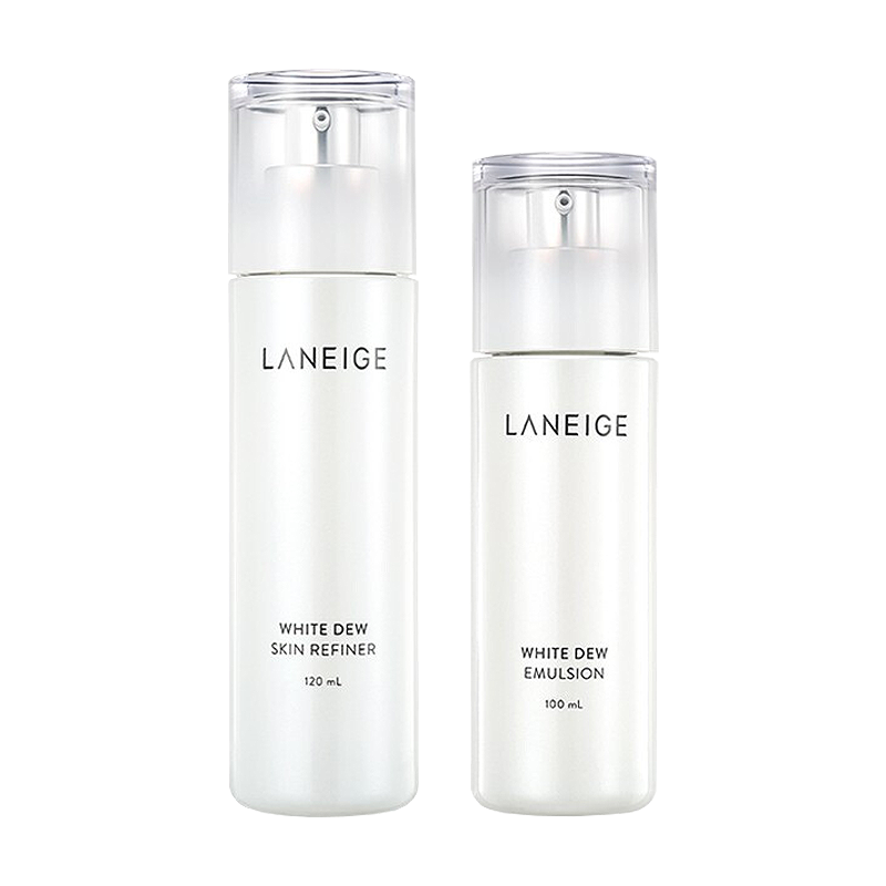 兰芝 臻白晶水乳护肤套装