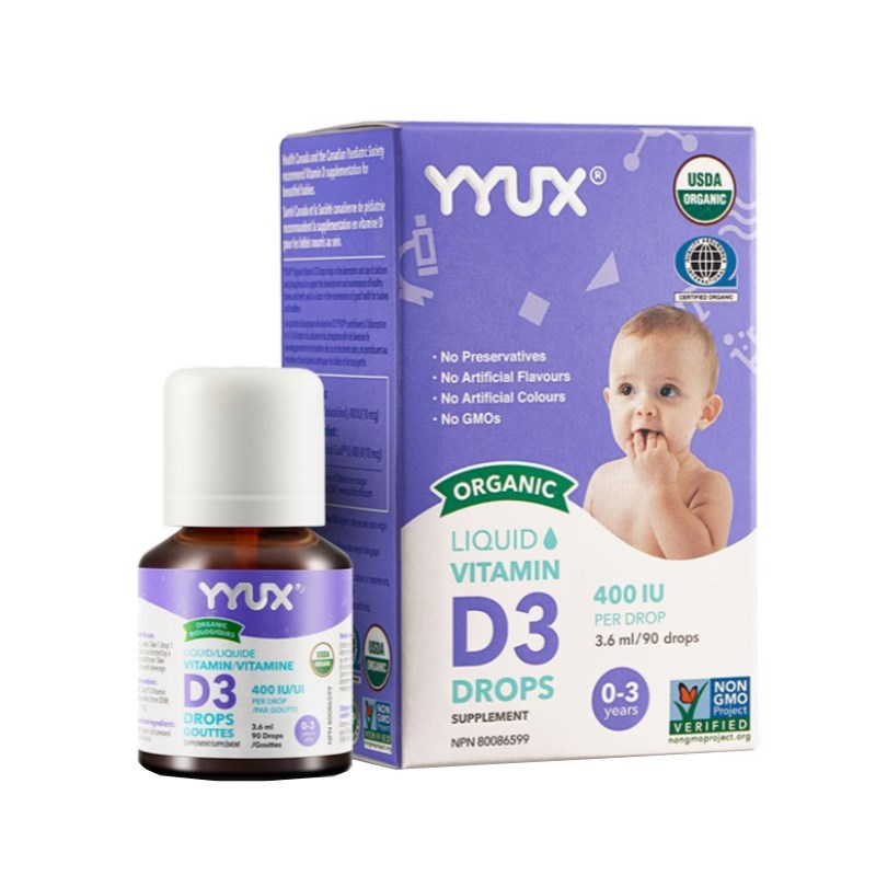 YYUX 有机 维生素D3滴剂