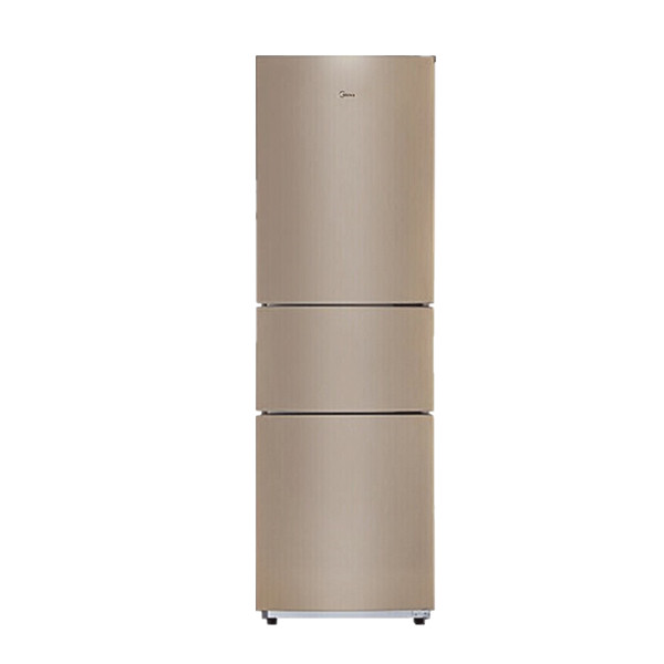 美的三门三温区冰箱