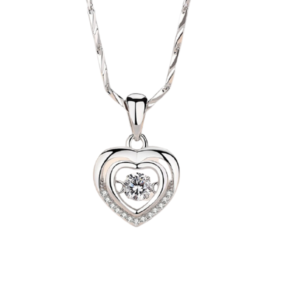 圣雅罗 心形 项链