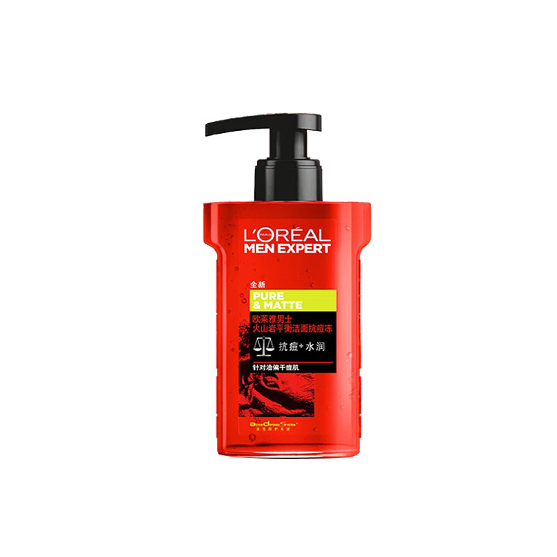 欧莱雅 清爽水润男士洁面乳