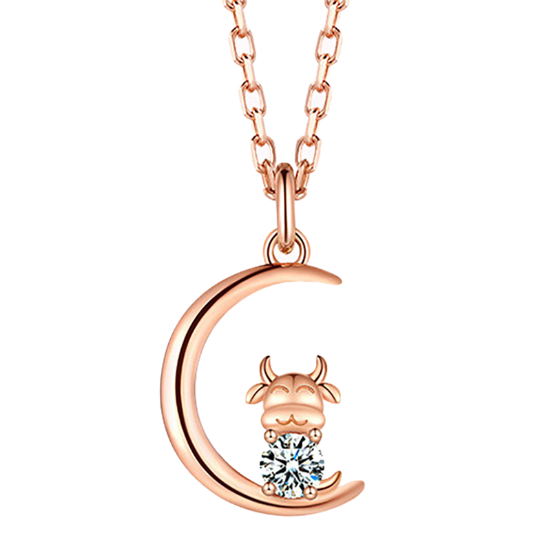 喜鹿 星月牛项链