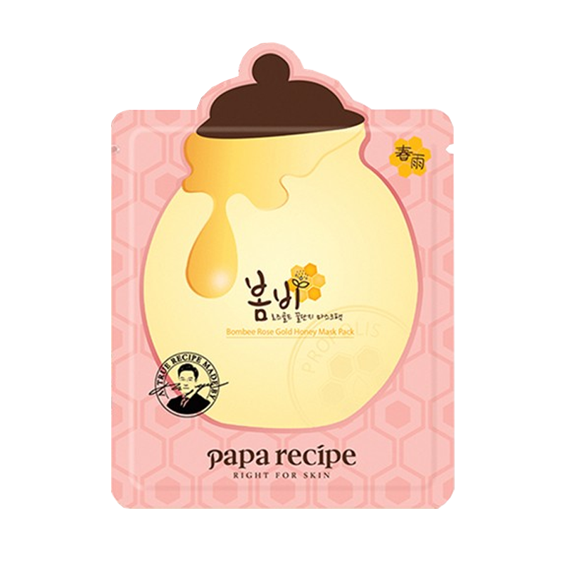 春雨 玫瑰金蜂蜜面膜