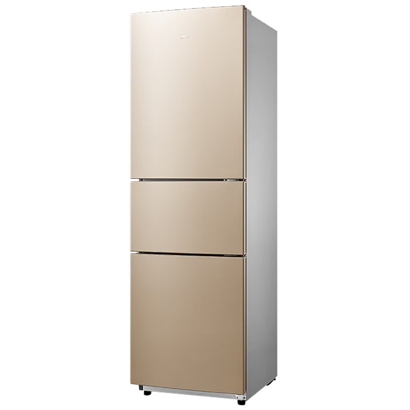 美的 节能静音三门冰箱