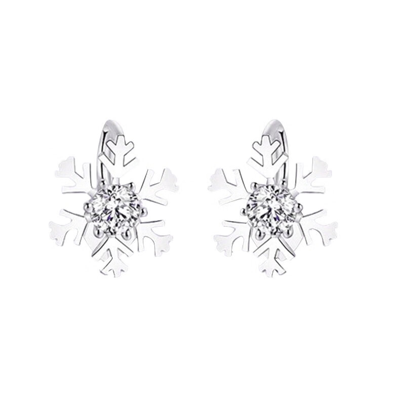 Molady雪花无痛耳夹