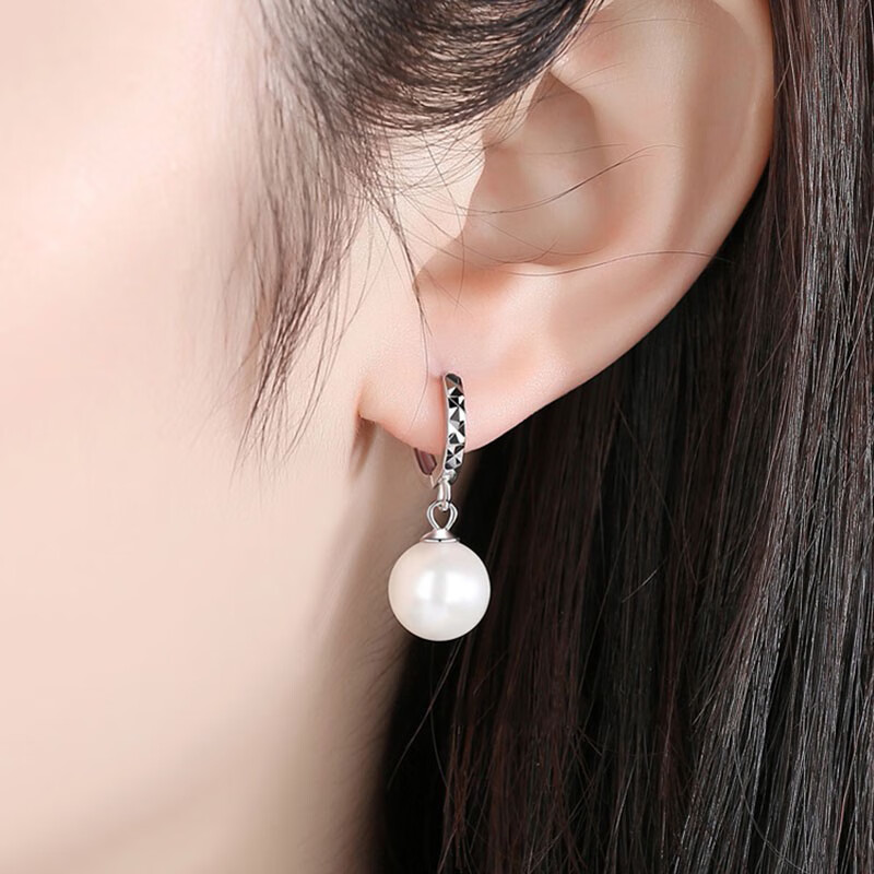 卓麦 合成珍珠耳坠