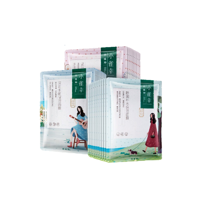 百雀羚 小雀幸补水紧致面膜