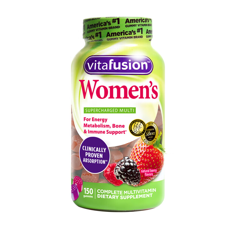 小熊糖 进口 女士多维营养软糖