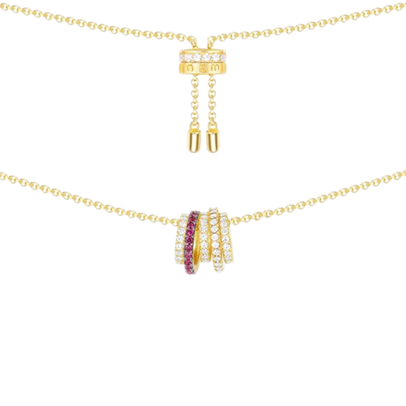 APM彩色多圈转运项链