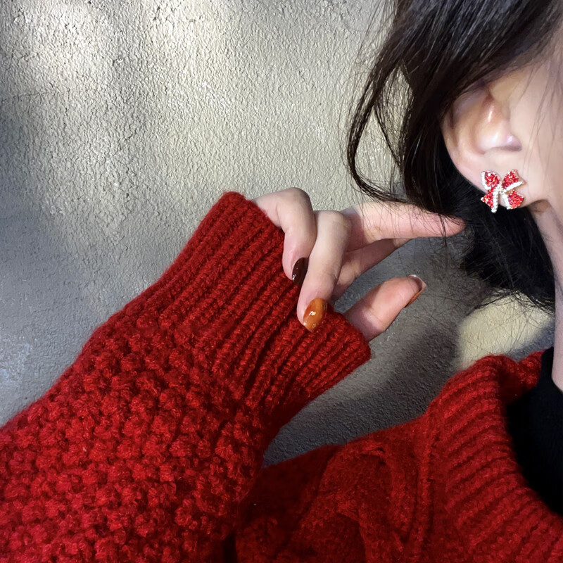 WarmeFarben蝴蝶耳饰