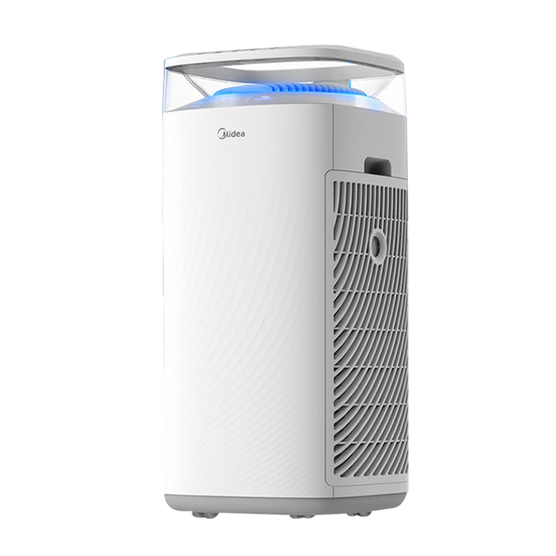 美的开盖断电空气净化器