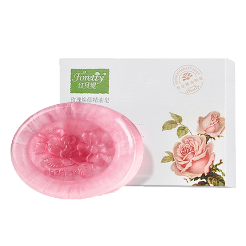 红贝缇 焕颜精油玫瑰香皂