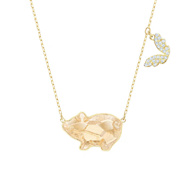 施华洛世奇 可爱小猪项链