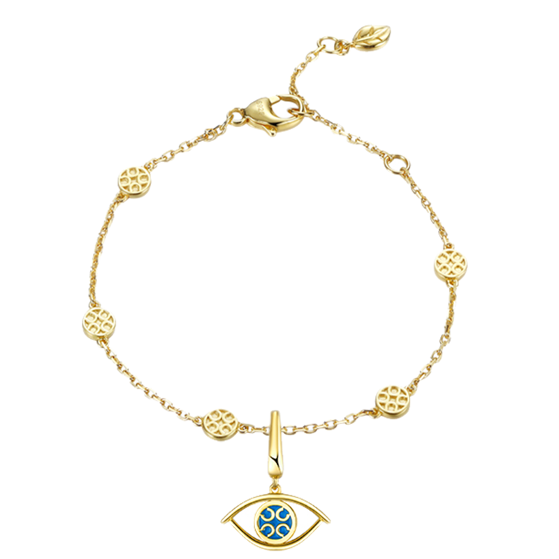 橙魔方星眸手链