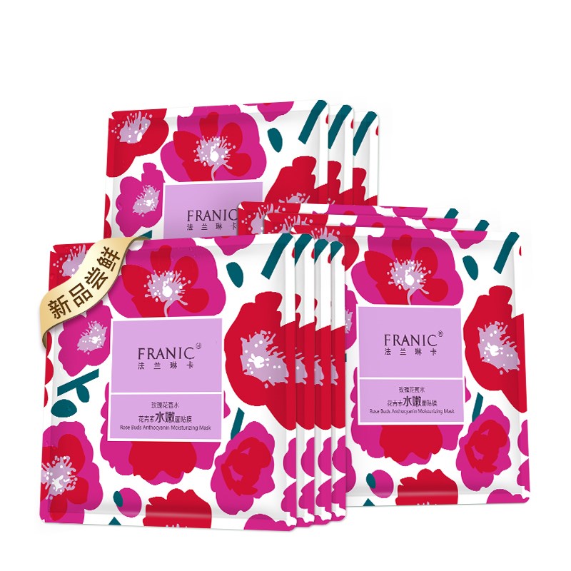 法兰琳卡 玫瑰花苞嫩肤面膜