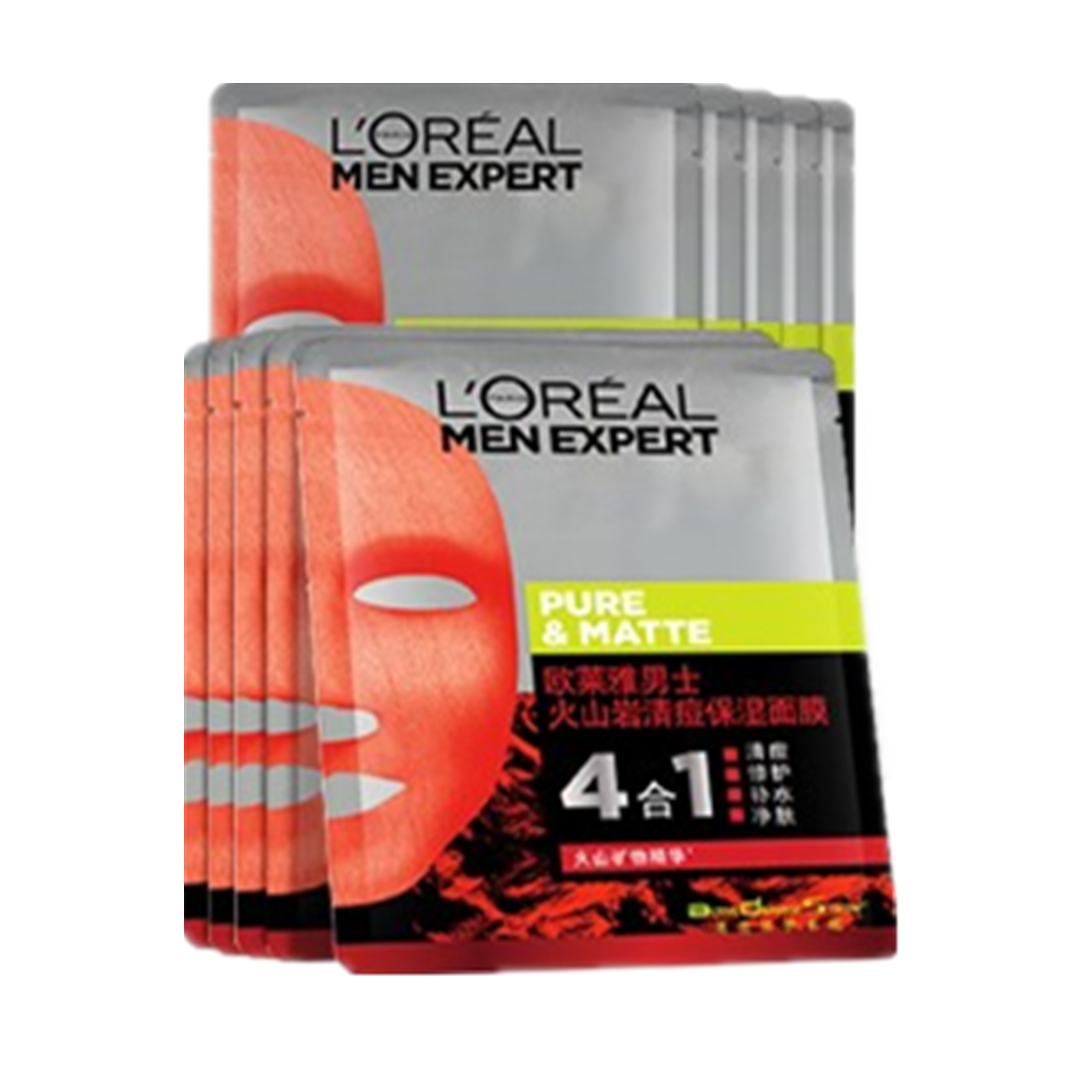 欧莱雅 火山岩淡痘印面膜