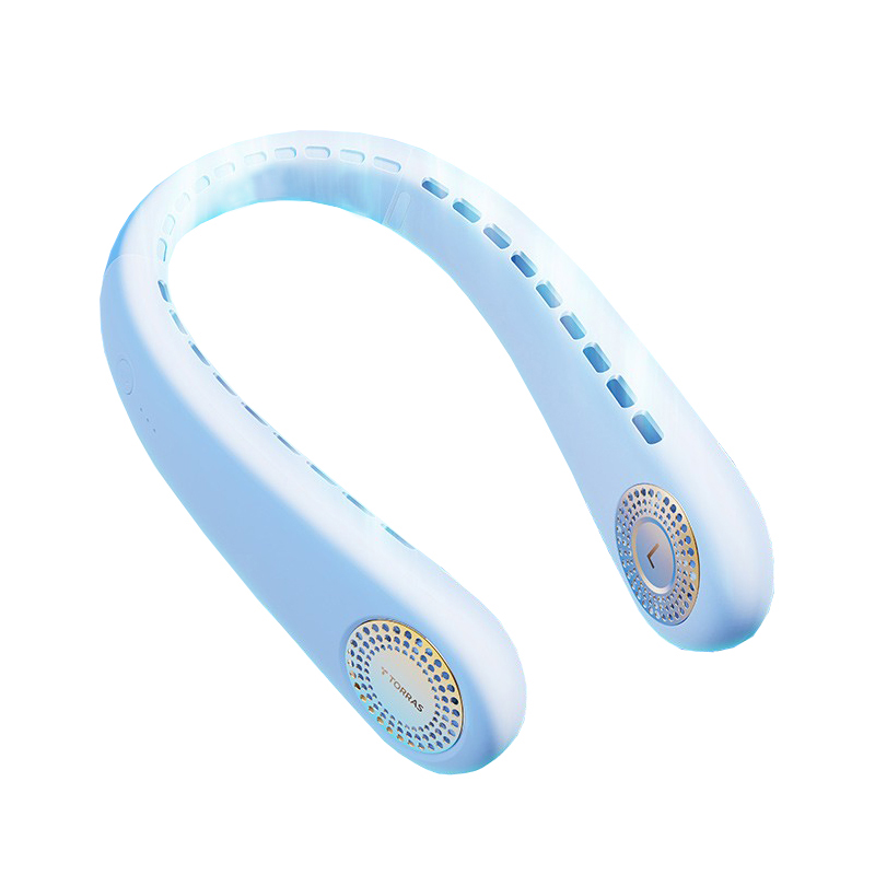 图拉斯 强劲风力挂脖电风扇