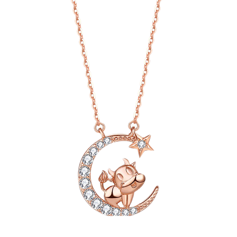 MZMZ 月亮金牛 项链