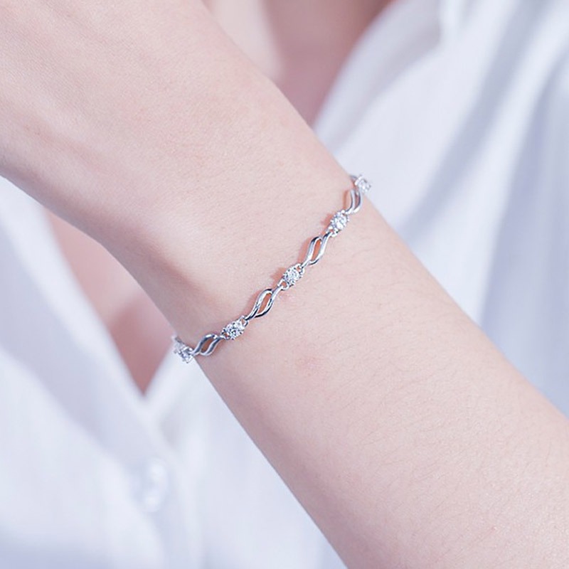 卡蒂罗 镶钻几何 手链