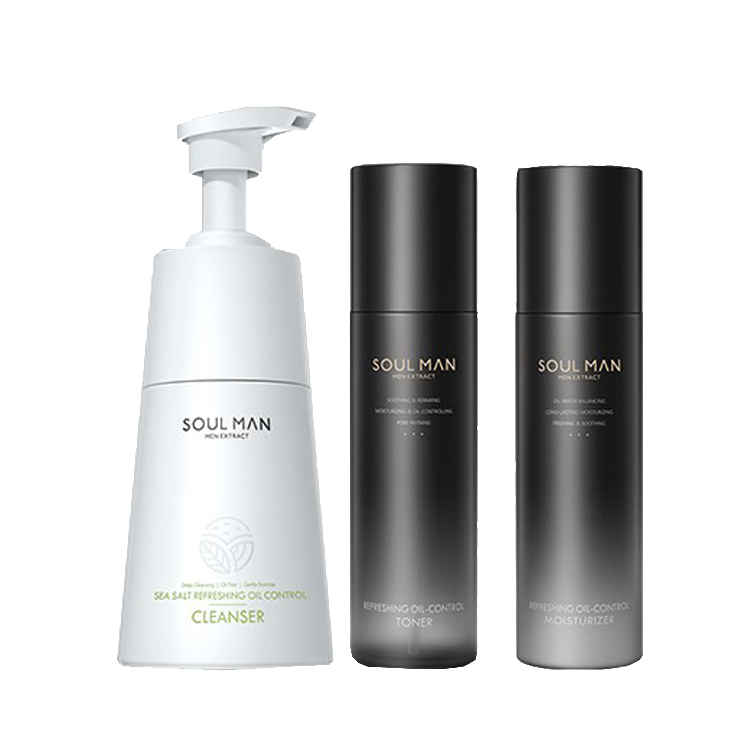 极男 美白水润护肤套装