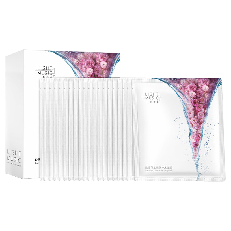 轻音乐 亮颜玫瑰花水面膜