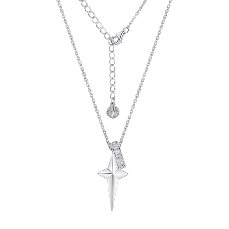 银千惠 925银锁骨项链