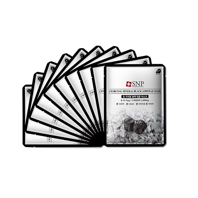 SNP 竹炭安瓶精华净肤面膜