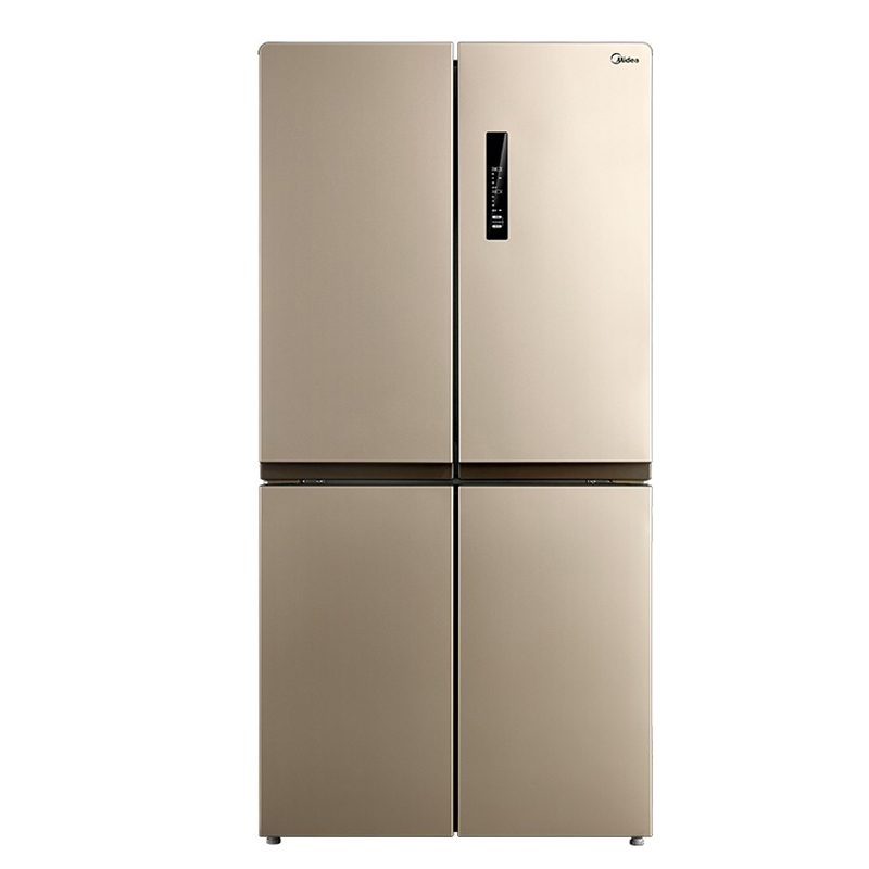 美的 双变频 十字对开门冰箱