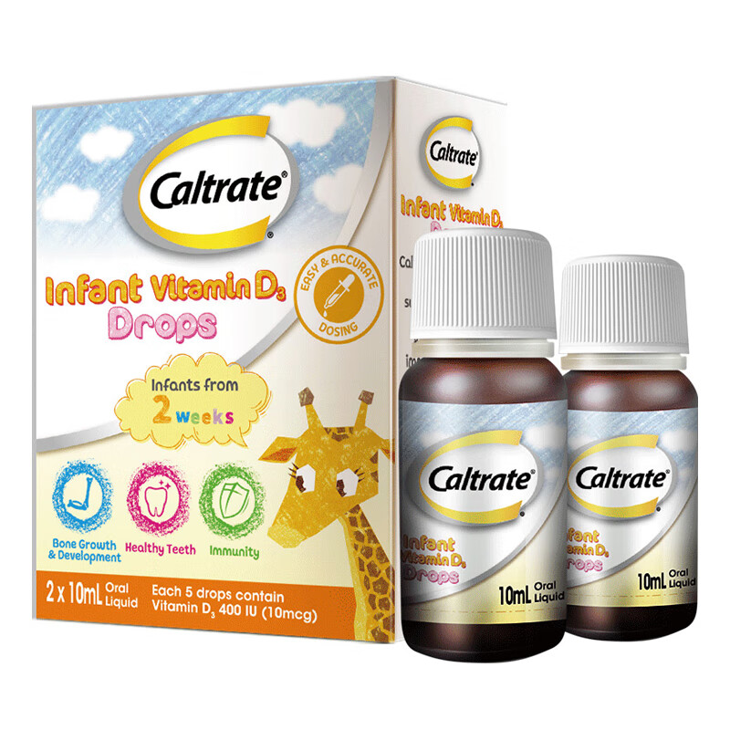 钙尔奇 进口 维生素D3滴剂