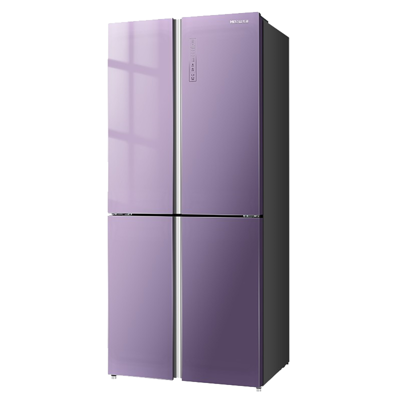 美菱彩晶玻璃面板冰箱