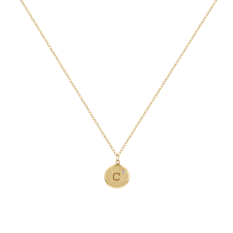 阿菲娜 字母 项链