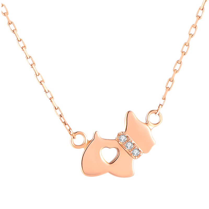 瑷嘉莎 18k金项链