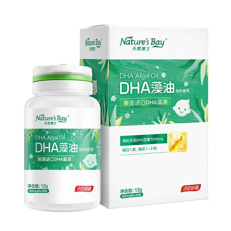 天然博士 无蔗糖藻油软胶囊
