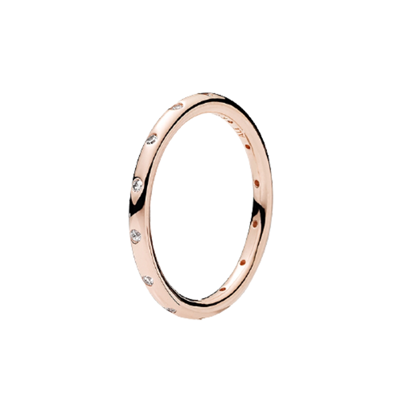 Pandora 玫瑰金水滴戒指