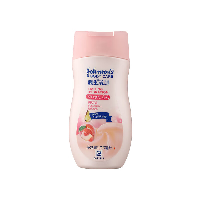 强生 蜜桃香氛清爽润滑身体乳