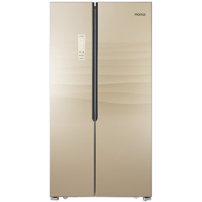 奥马 关门自动提醒冰箱