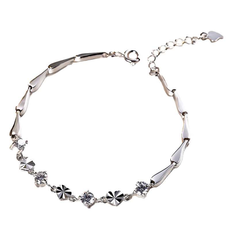 T400四叶草韩版银手链