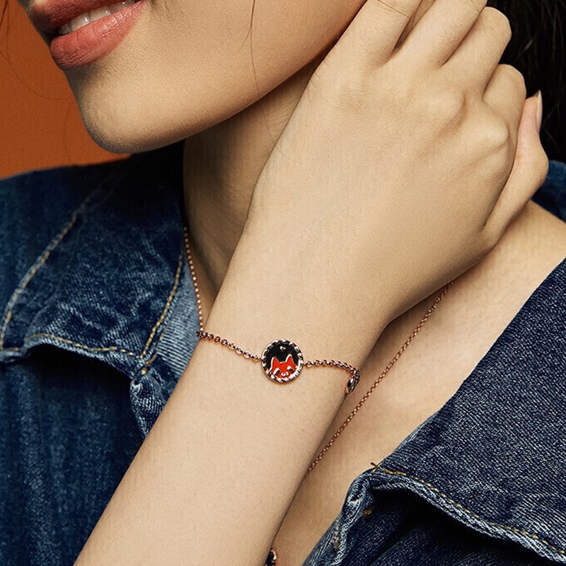 卡蒂罗纯银手链