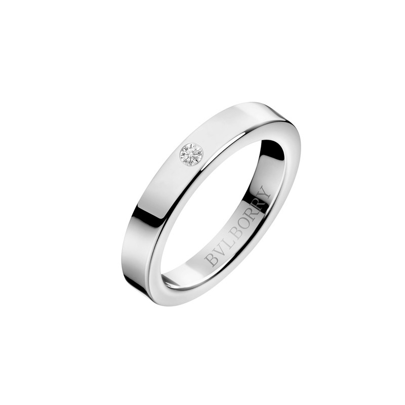 宝柏莉 素面施华洛世奇水晶戒指