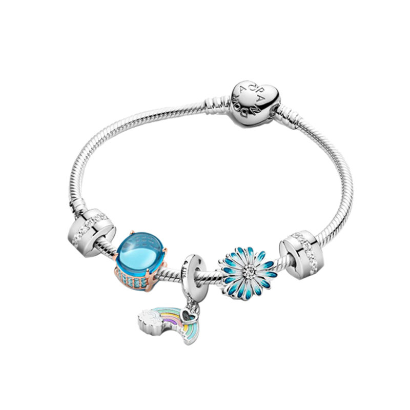 潘多拉 彩虹雏菊手链