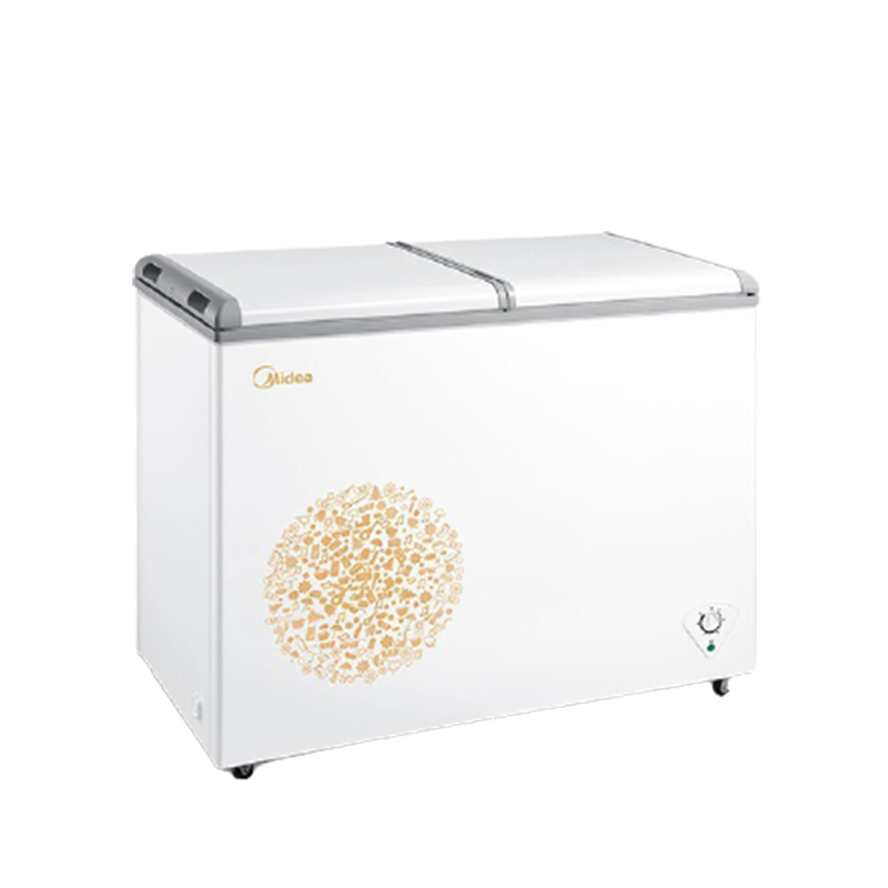 美的 双温家用大容量冰柜