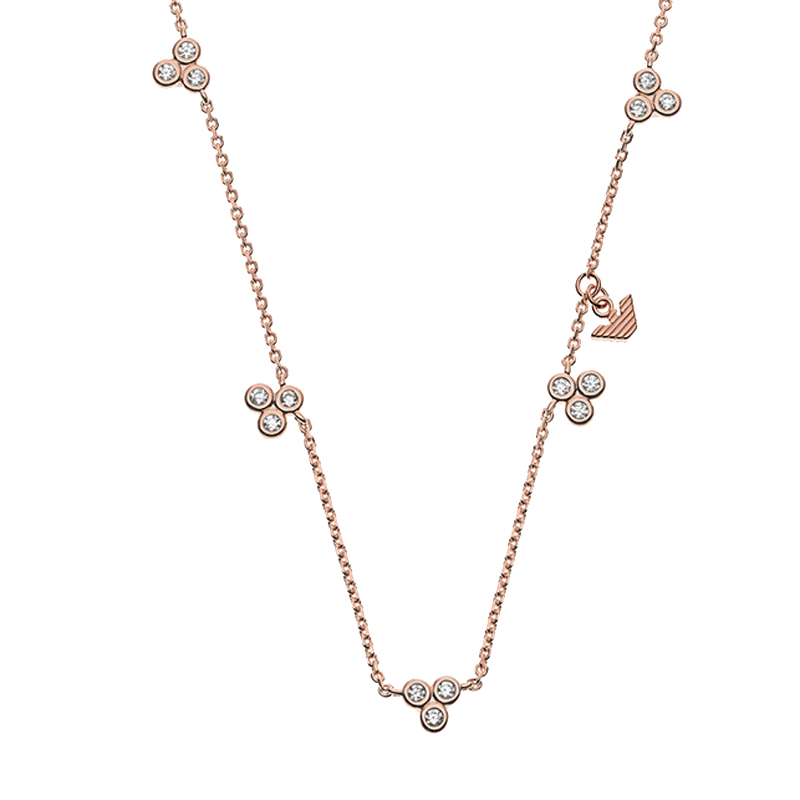 阿玛尼 幸运草 项链