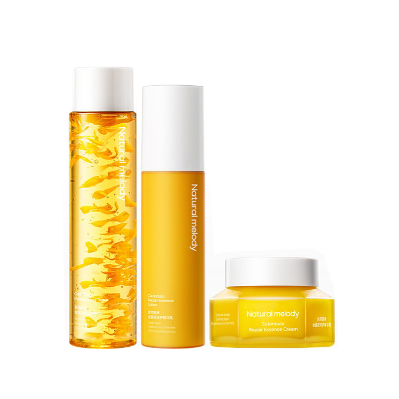 自然旋律金盏花净彻护肤套装