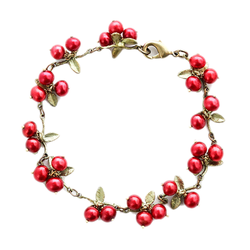 迈克米肖 蔓越莓珍珠手链