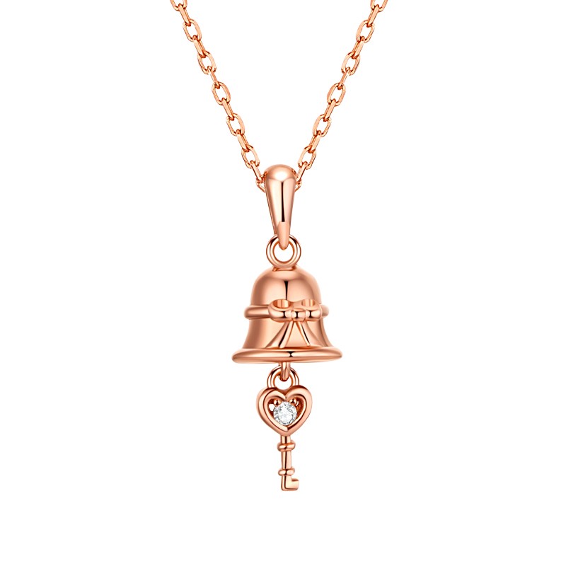 NEF 玫瑰金色项链