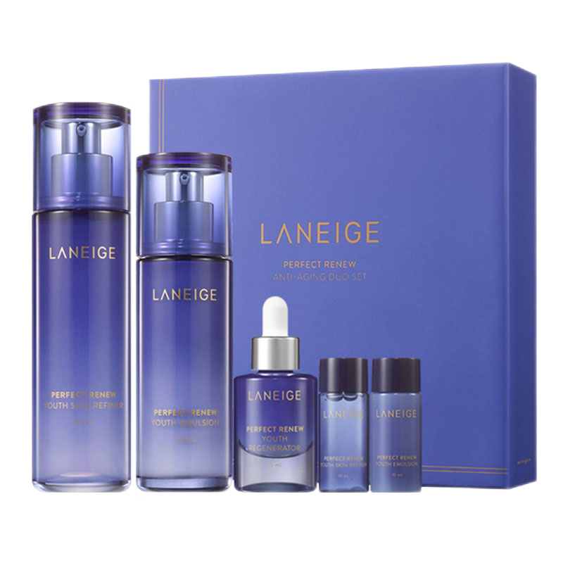 兰芝 花青素紧致护肤套装