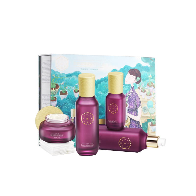 三生花 提拉补水护肤套装