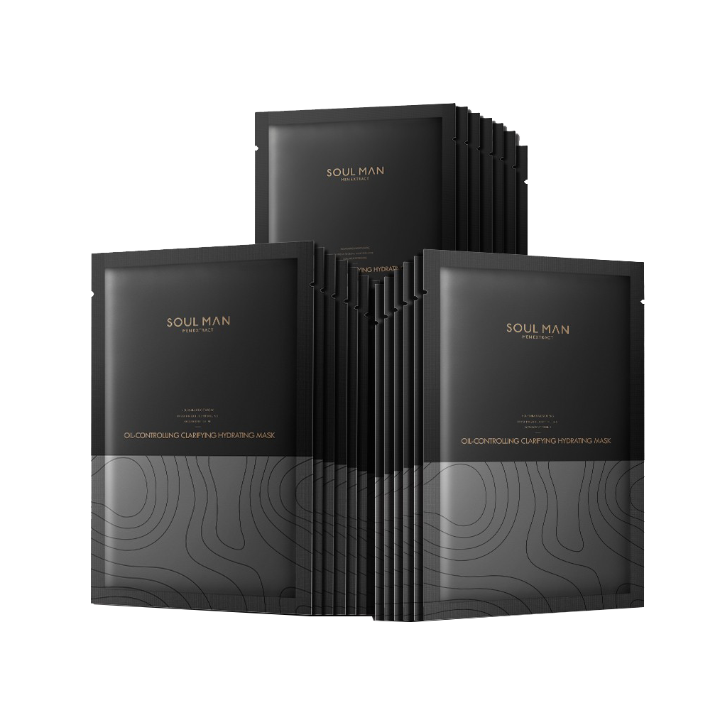 极男 净肤补水控油面膜