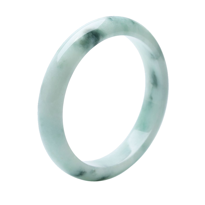 珍唯伊 飘花翡翠手镯