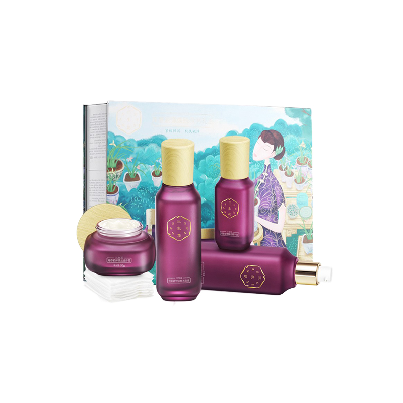 百雀羚 三生花提拉补水护肤套装